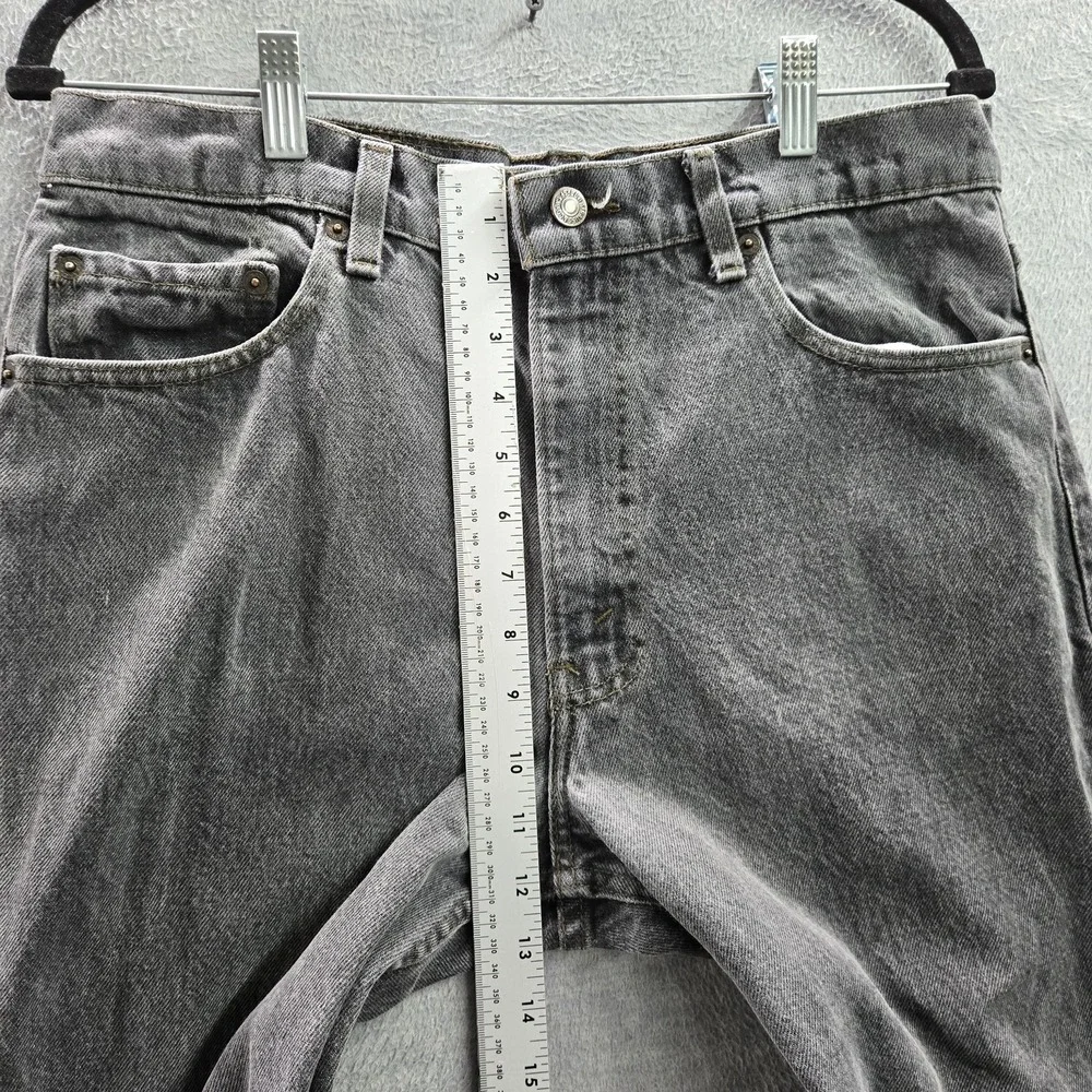 VINTAGE Levi's 509-0259 Men Jeans 34X30 Gray Denim Straight 90s USA READ